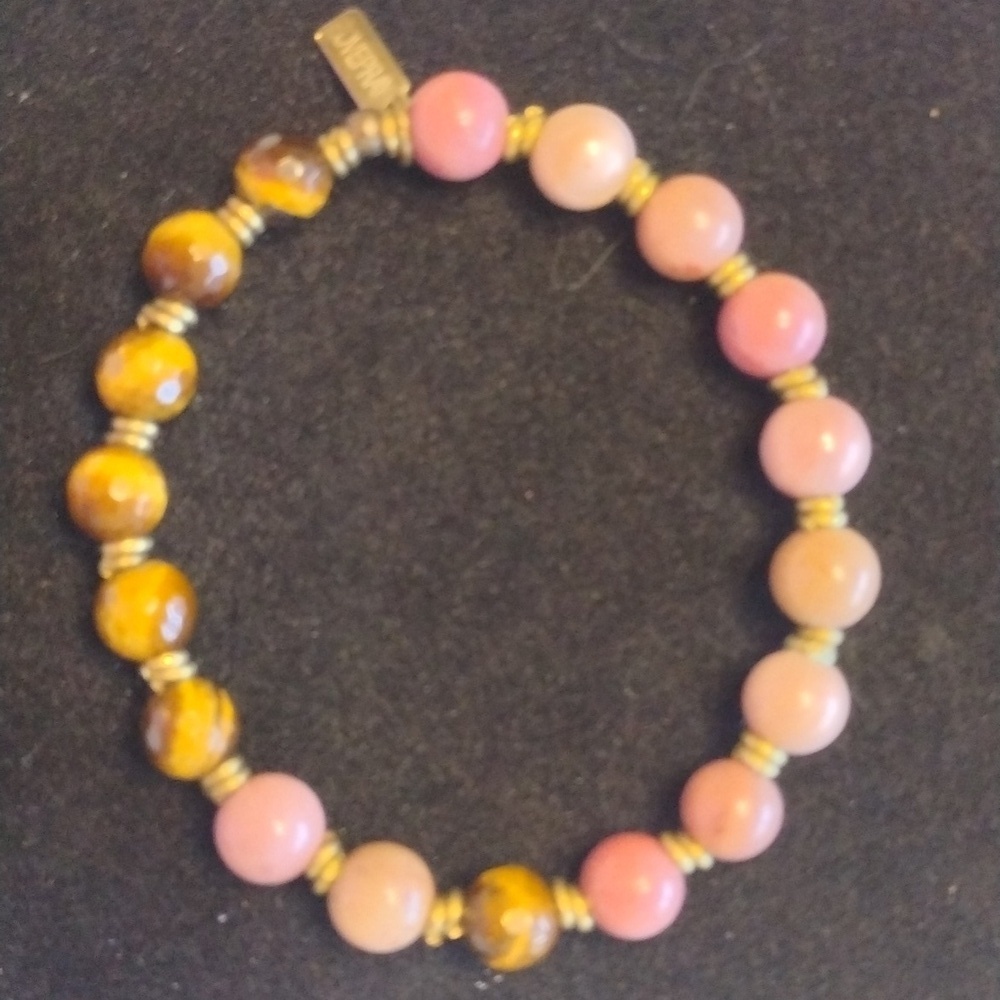 Pink Opal & Tigers Eye Bracelet